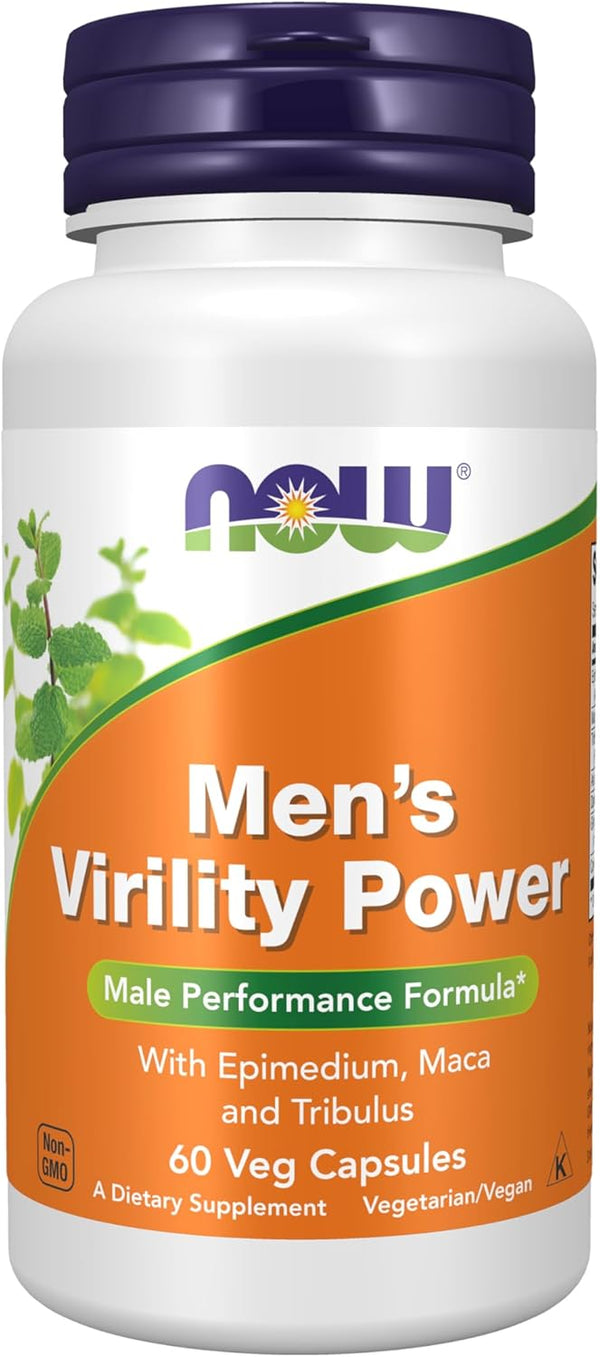 Now Foods Mens Virility Power, 60 Caps now