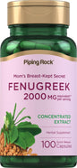 Piping Rock Fenugreek Capsules | 2000mg | 100 Pills