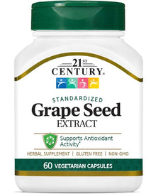 21st Century Grape Seed Extract Veg Capsules, 60 Count 21st Century