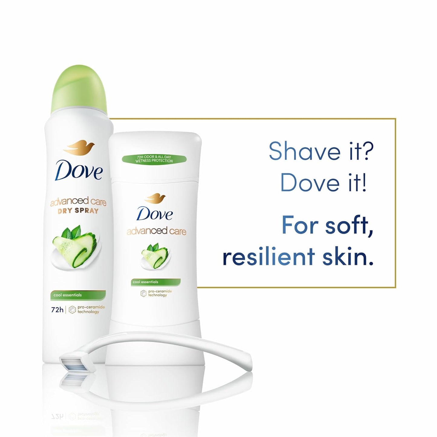 Dove Advanced Care Antiperspirant Deodorant, 2.6 oz