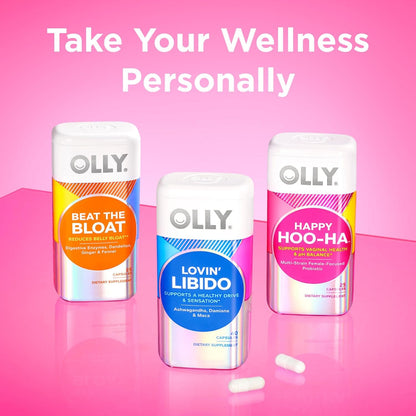 OLLY Combat Cravings, Metabolism & Energy Support Supplement, Chromium, Green Tea, Goji Berry, Ginger, Boost Energy - 30 Count
