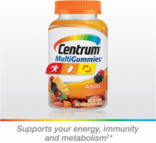 Centrum Multivitamin Gummy for Adults 50 Plus, Assorted Flavor, Fruit, 120 Count Centrum