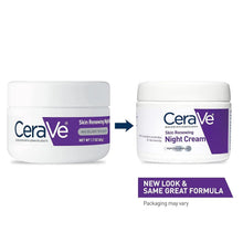 Cerave Skin Renewing Night Cream | Niacinamide, Peptide Complex, and Hyaluronic Acid Moisturizer for Face | 1.7 Ounce CeraVe