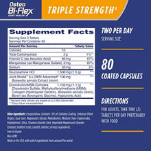 Osteo Bi-Flex Triple Strength, Glucosamine Chondroitin with Vitamin C Joint Health Supplement, Coated Tablets, 80 Count OSTEO BI-FLEX