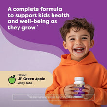 Renzo's Picky Eater Kids Multivitamin with Iron, Dissolvable Multivitamin for Kids, Sugar Free Apple Flavored (60 Melty Tabs) Renzo's
