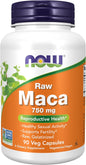 NOW Foods Supplements, Maca 750 mg Raw, 90 Veg Capsules