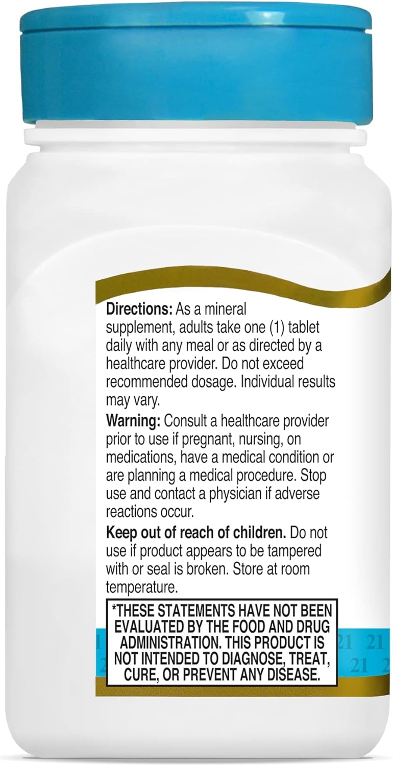 21st Century, Magnesium, 250 mg, 110 Tablets