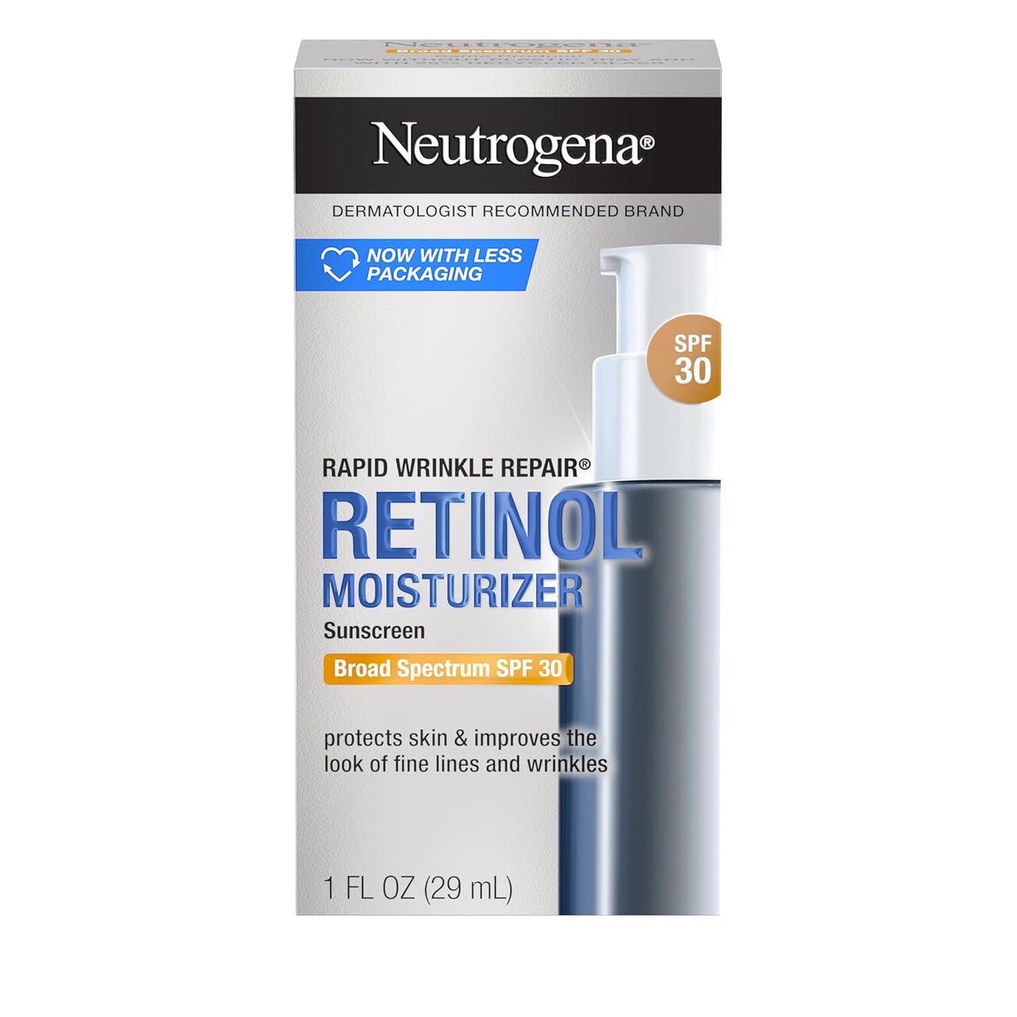 Neutrogena Rapid Wrinkle Repair Retinol Face Moisturizer with SPF 30 - 1 fl. oz