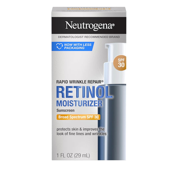 Neutrogena Rapid Wrinkle Repair Retinol Face Moisturizer with SPF 30 - 1 fl. oz Neutrogena