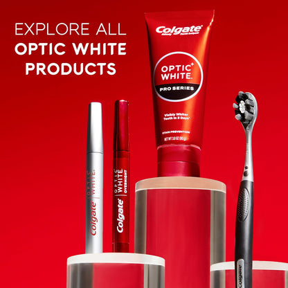Colgate Optic White Overnight Teeth Whitening Pen, Teeth Stain Remover to Whiten Teeth, 35 Nightly Treatments, 0.08 Fl Oz