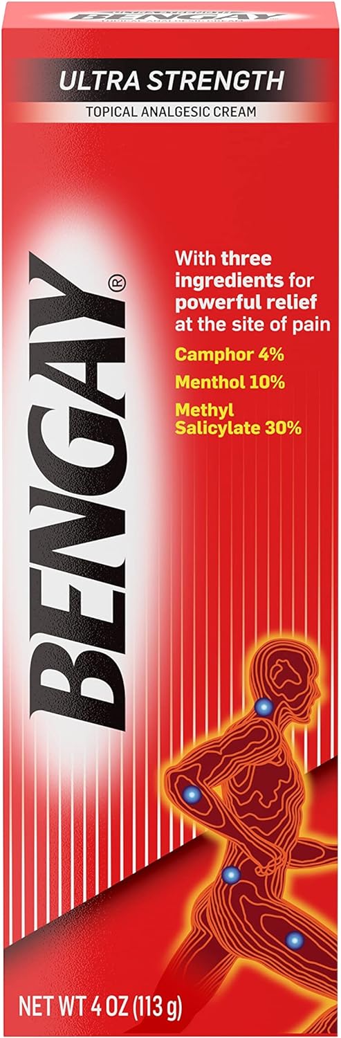 Bengay Ultra Strength Topical Pain Relief Cream, 4 oz