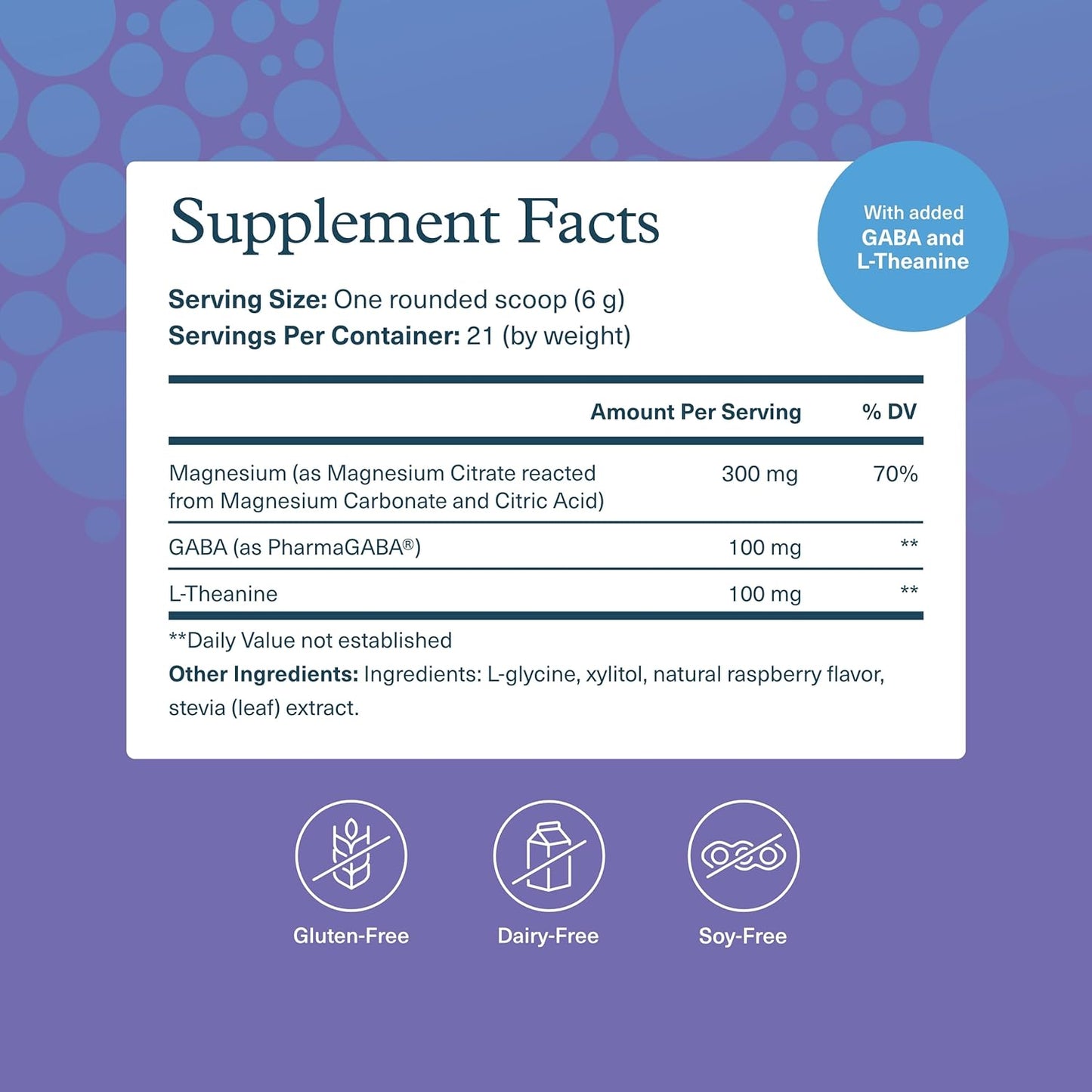 Youtheory Relax Magnesium Powder - Supports Relaxation* - Dairy, Soy & Gluten Free - Berry, 4.4 oz