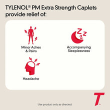 Tylenol PM Extra Strength Nighttime Pain Reliever & Sleep Aid Caplets, 500 mg Acetaminophen & 25 mg Diphenhydramine HCl, Relief for Nighttime Aches & Pains, Non-Habit Forming, 150 ct Tylenol
