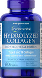 Puritans Pride Hydrolyzed Collagen Caplets, 1000 Mg, 180 Ct