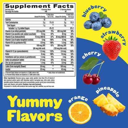 Gummy Vites Daily Kids Gummy multivitamin: Vitamins C, D3 and Zinc for Immune Support* 190 ct (95-190 day supply)