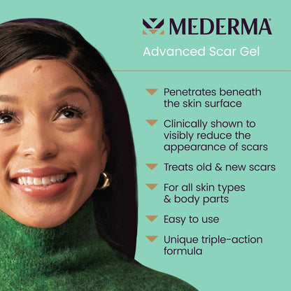 Mederma Advanced Scar Gel - Advanced Scar Treatment for Old and New Scars - #1 Doctor & Pharmacist Recommended Brand - 0.70oz (20g)