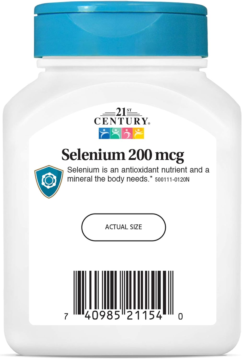 21st Century Selenium 200 mcg Capsules, 60 Count