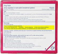 Oxytrol for Women Overactive Bladder Transdermal Patch, 8 Count Oxytrol