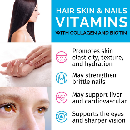 PrimeMD -in-1 Liquid Collagen 25000 mcg Drops - Keratin Saw Palmetto, Liquid Biotin - 2fl oz