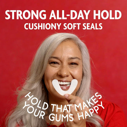 Sea-Bond Secure Denture Adhesive Seals, Original Uppers, Zinc-Free, All-Day-Hold, Mess-Free, 30 Count