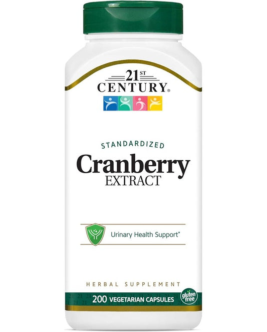 21st Century Healthcare, Inc Cranberry Extract Capsules, 200 Count