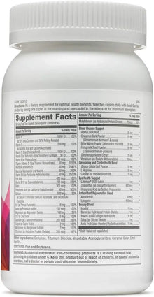 GNC Women's Diabetic Support Multivitamin | Maintain Healthy Blood Sugar Levels Plus Targeted Eye, Nerve and Cardiovascular Function | Daily Vitamin Supplement | 90 Caplets GNC