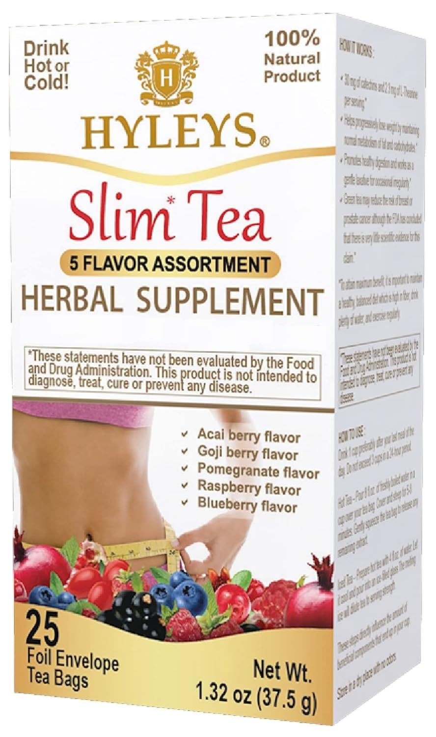 Hyleys Slim Tea - 25 Tea Bags Hyleys Store