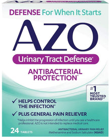 AZO Urinary Tract Defense Antibacterial Protection, 24 ct AZO
