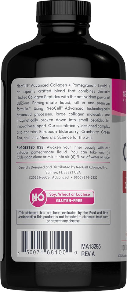 NeoCell Liquid Collagen Pomegranate, 16 oz., 1 Bottle