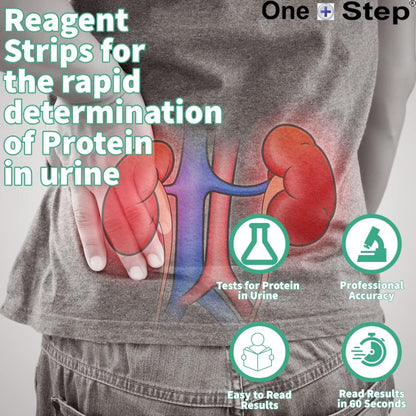 One Step Protein Urine Testing Kit 100 Test Strips
