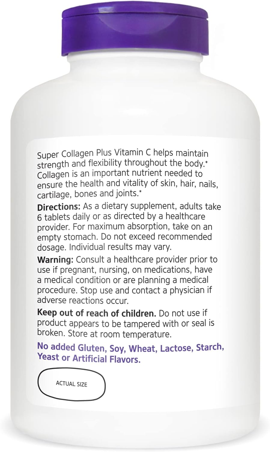 21st Century Super Collagen Plus Vitamin C Tablets, 180 Count