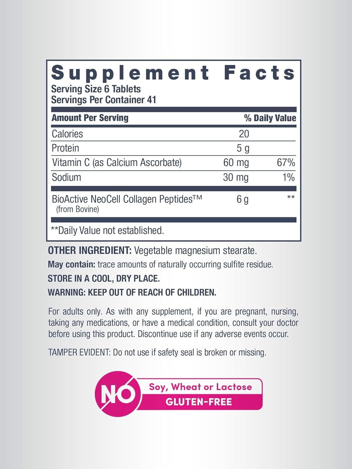 NeoCell Super Collagen C Type I and III - 250 Tablets