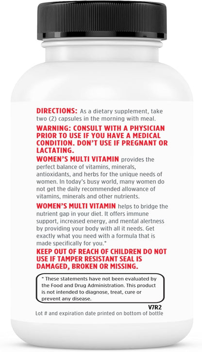Renew Actives Women's Daily Vitamin & Antioxidant! We Deliver 100% of Your Daily Vitamin & Mineral Values to Bridge Your Nutrition Gap - Feel The Difference