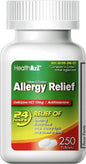HealthA2Z® Allergy Relief | Cetirizine 10mg, 250 Tablets