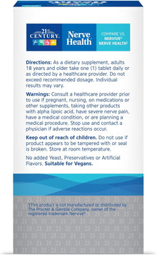 21st Century Nerve Health Tablets, 30 Count 21st Century