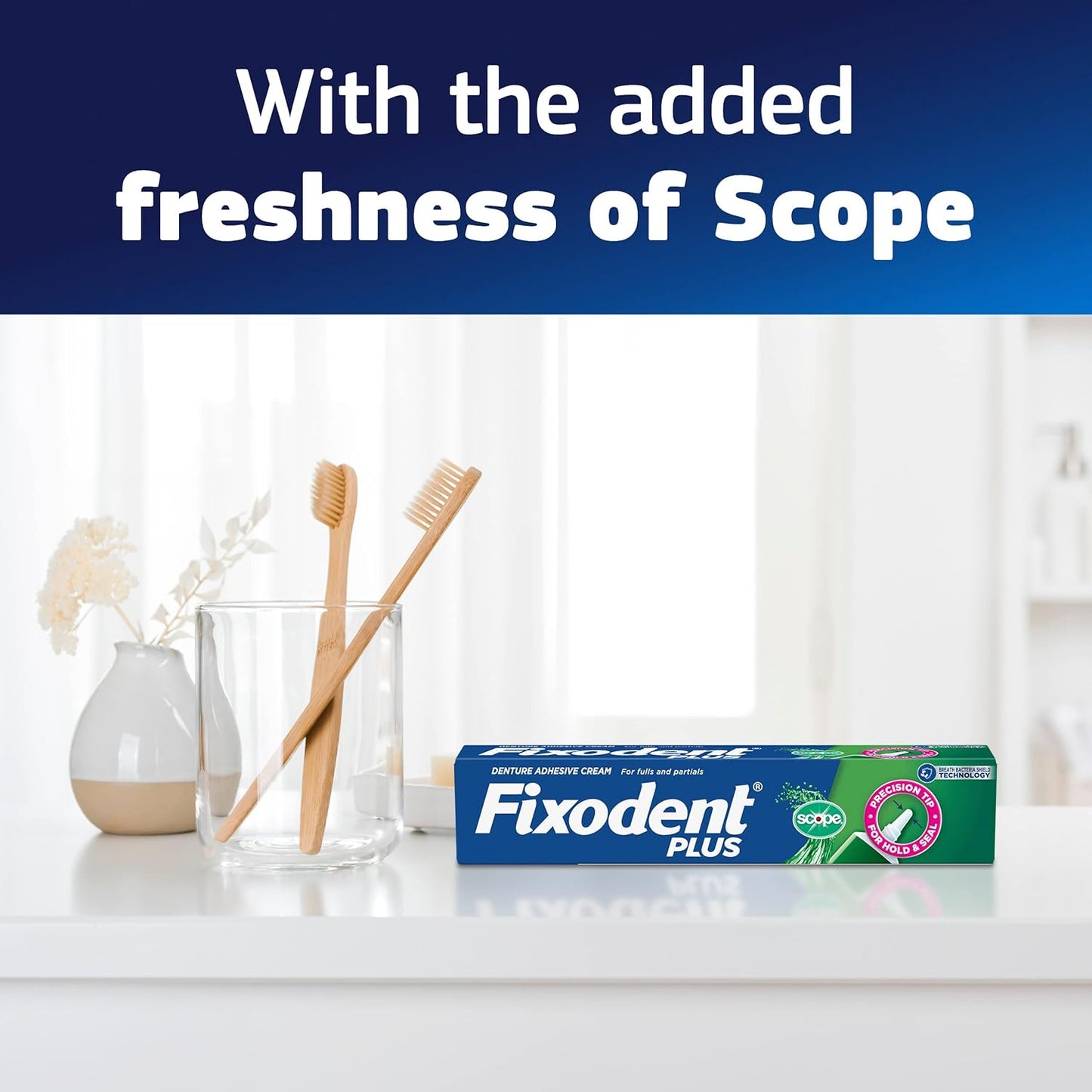 Fixodent Plus Scope Secure Denture Adhesive 2.0z