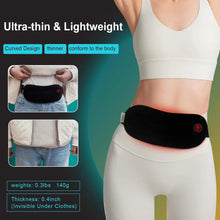 Portable Cordless Heating Pad, Profeir Heating Pads for Cramps Menstrual Heating Pad, Fast Heating Pad for Back Pain Relief, Wireless Heating Pads with Massage 3 Modes Period Heating for Women Girls PROFIER