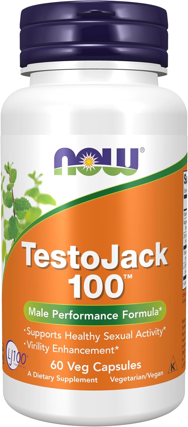 NOW Foods, TestoJack 100, 60 Veg Capsules