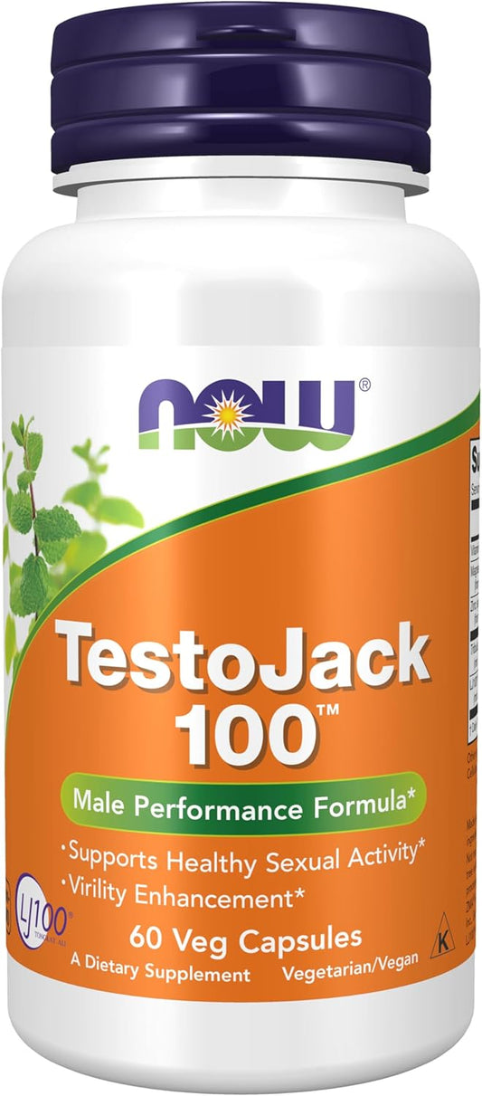 NOW Foods, TestoJack 100, 60 Veg Capsules