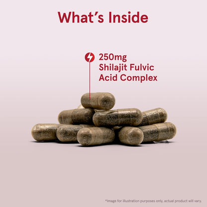 Jarrow Formulas® Shilajit 250 mg, Dietary Supplement, 60 Veggie Capsules