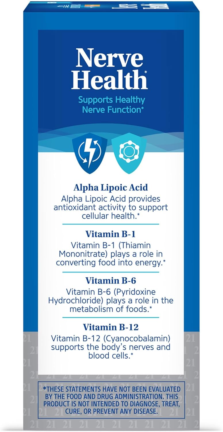 21st Century Nerve Health Tablets, 30 Count