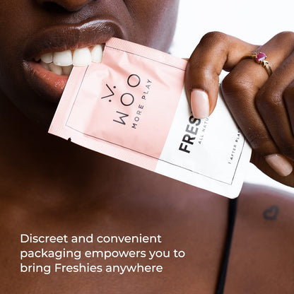 All-Natural Feminine Intimacy Towelette Wipes with Coconut Oil and Aloe Vera, Promotes Feminine Health & Helps Alleviate Irritation - Vegan and Cruelty Free, 10ct