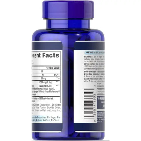 Puritan's Pride Glucosamine, Chondroitin & MSM -3 Per Day Formula