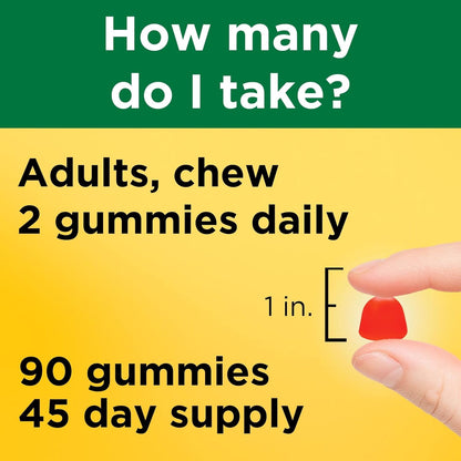 Nature Made Vitamin D3 2000 IU (50 mcg), 90 Gummies