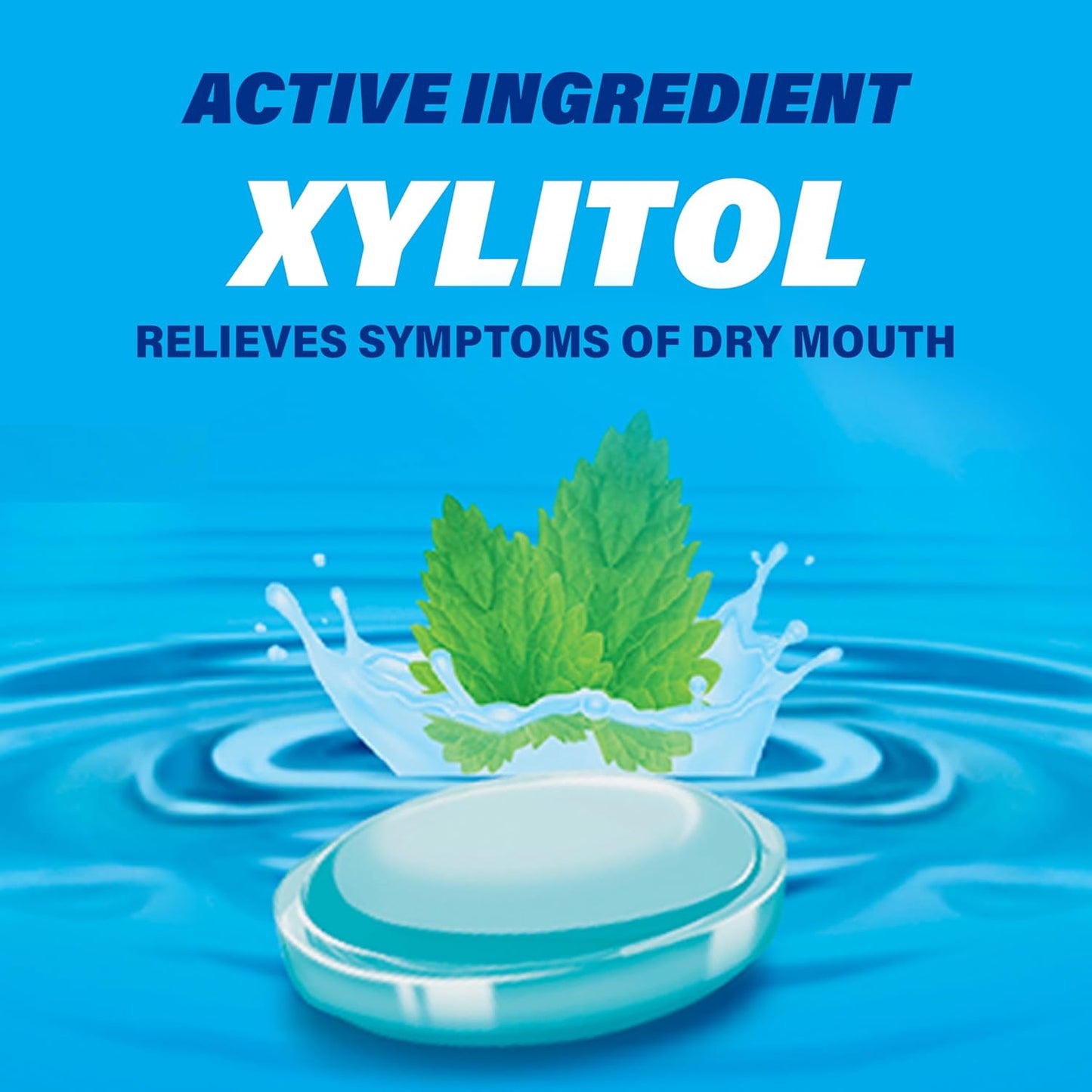 ACT Dry Mouth Lozenges With Xylitol, Soothing Mint, 36 Count