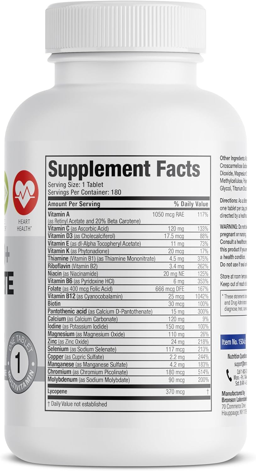 ONE Daily Mens 50+ Complete Multivitamin Multimineral, 180 Tablets