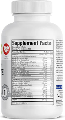 ONE Daily Mens 50+ Complete Multivitamin Multimineral, 180 Tablets Bronson