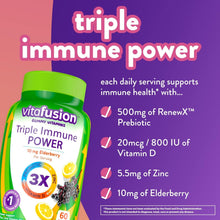 Vitafusion Triple Immune POWER Gummy Vitamins, 60ct Vitafusion