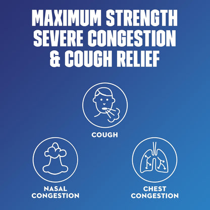 Congestion and Cough Liquid, Mucinex Fast-Max Severe Congestion and Cough Liquid, 6 fl. oz.