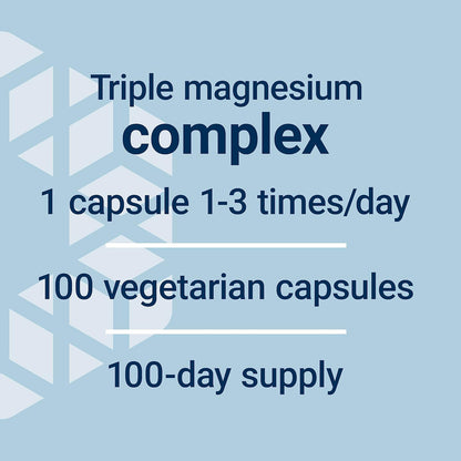 Life Extension Magnesium Caps, 500 mg, magnesium oxide, citrate, succinate, heart health, healthy bones, metabolism support, 100 vegetarian capsules